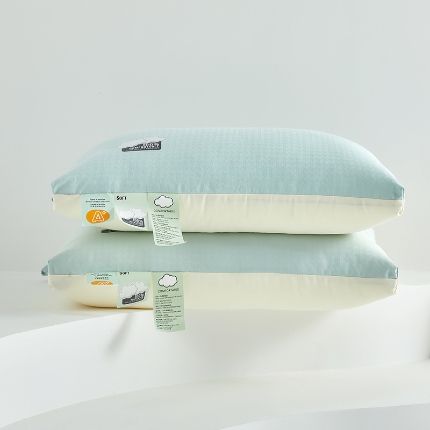 91家纺网 家纺一手货源 找家纺 （总）2025新款 A类亲肤羽丝绒枕芯枕头 酒店高弹羽丝护颈枕芯成人枕头