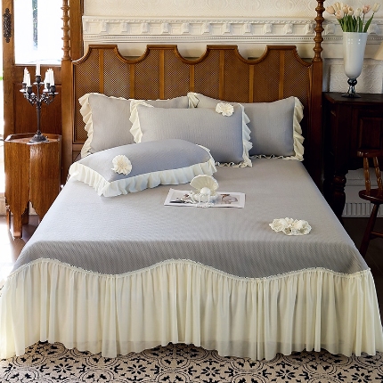 91家纺网 家纺一手货源 找家纺 （总）乐朵家居 2025新款 法芙娜  PE凉席三件套（复合） 控价238