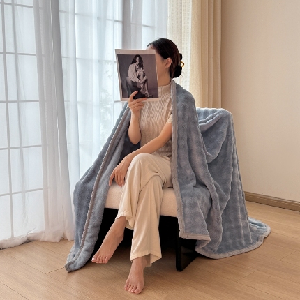 （总）恋人优选 2024新款泡泡牛奶绒毛毯毯子