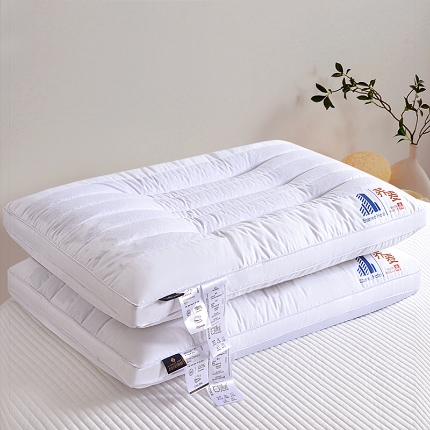 全棉羽丝枕 护颈枕芯 全棉荞麦两用枕  全棉羽丝枕 全棉荞麦羽丝枕头