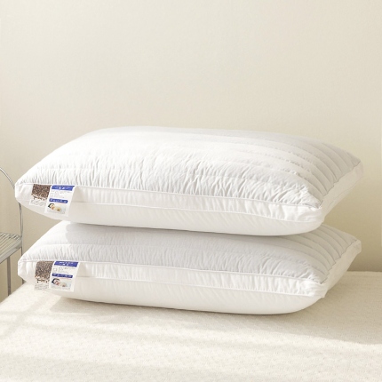 91家纺网 家纺一手货源 找家纺 （总）兴丝露枕芯 全棉荞麦羽丝两用枕 全棉荞麦枕 全棉羽丝枕 中高枕 