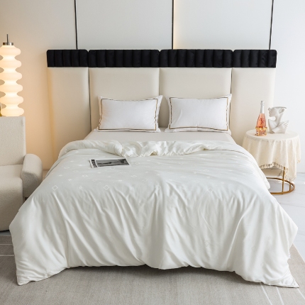 91家纺网 家纺一手货源 找家纺 假一赔三 奢华银缎蚕丝被6A级双宫茧桑蚕丝春秋被四季被子被芯 黄金丝 天木兰