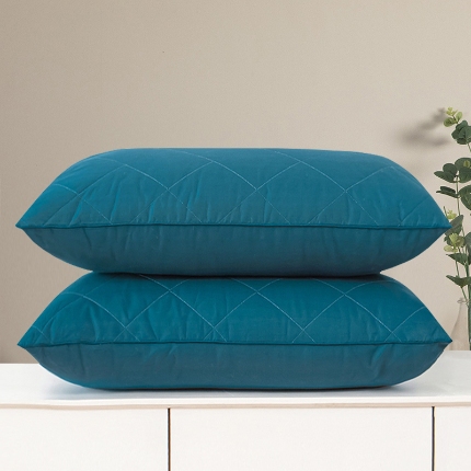 91家纺网 家纺一手货源 找家纺 （总）亲肤绗绣枕芯 羽丝枕 立体枕 双边枕芯 舒适枕 中高枕 枕头