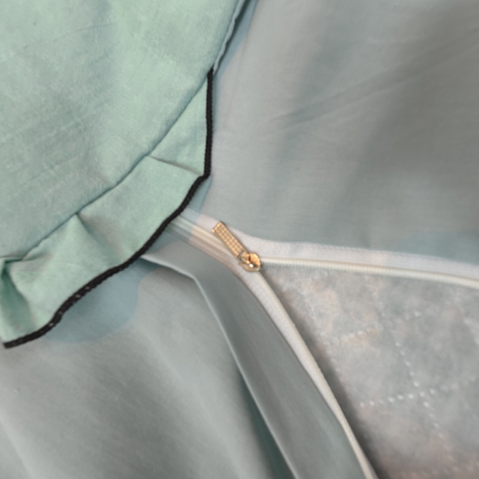 91家纺网 家纺一手货源 找家纺 （总）40×60cm枕头纯棉儿童枕头学生枕头单只多层结构夹棉款全棉色织水洗棉耳朵款拉链枕