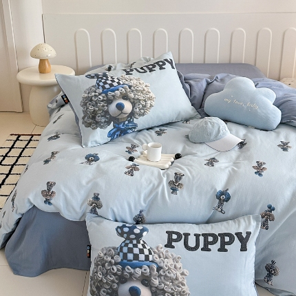 91家纺网 家纺一手货源 找家纺 梵星摄影  卡通双层纱拍摄赏析