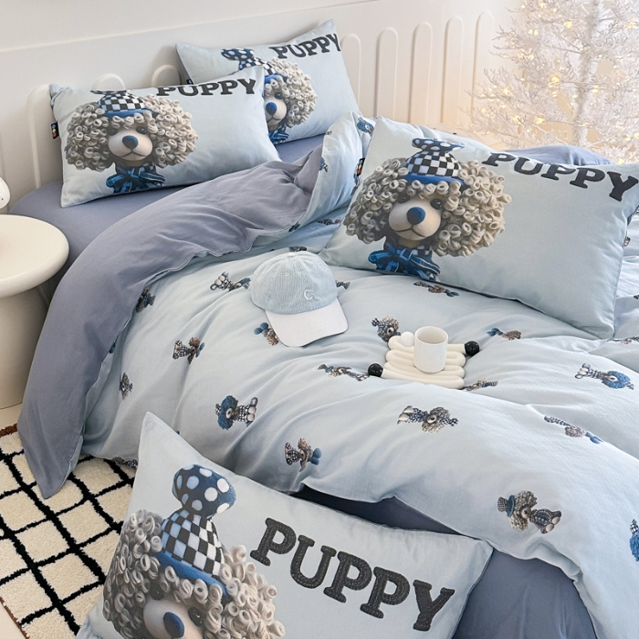 91家纺网 家纺一手货源 找家纺 梵星摄影  卡通双层纱拍摄赏析