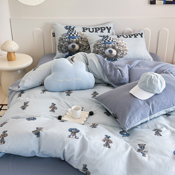 91家纺网 家纺一手货源 找家纺 梵星摄影  卡通双层纱拍摄赏析