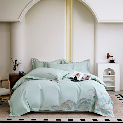 91家纺网 家纺一手货源 找家纺 （总）轻奢亲肤棉刺绣花间梦