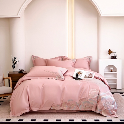 91家纺网 家纺一手货源 找家纺 （总）轻奢亲肤棉刺绣花间梦