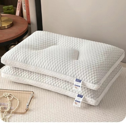 91家纺网 家纺一手货源 找家纺 （总）拾光枕芯 2025新款凉豆豆凉感冰丝枕