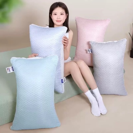 91家纺网 家纺一手货源 找家纺 （总）拾光枕芯 2025新款凉豆豆凉感冰丝枕