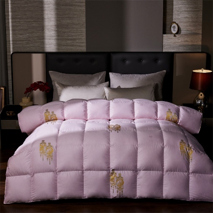 （总）织梦人羽绒工厂店 2024新款新国标50绒婚庆羽绒被-鸾凤和鸣