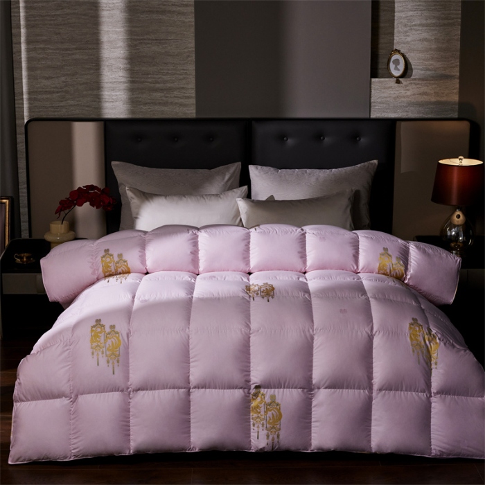 91家纺网 家纺一手货源 找家纺 （总）织梦人羽绒工厂店 2024新款新国标50绒婚庆羽绒被-鸾凤和鸣