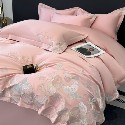 91家纺网 家纺一手货源 找家纺 （总）蝶舞的恋歌轻奢刺绣套件
