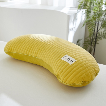 91家纺网 家纺一手货源 找家纺 （总）2025新款 全棉荞麦枕头成人月牙枕芯学生午睡枕办公室颈椎枕全荞麦枕睡觉专用枕 荞麦皮荞麦壳枕头枕芯