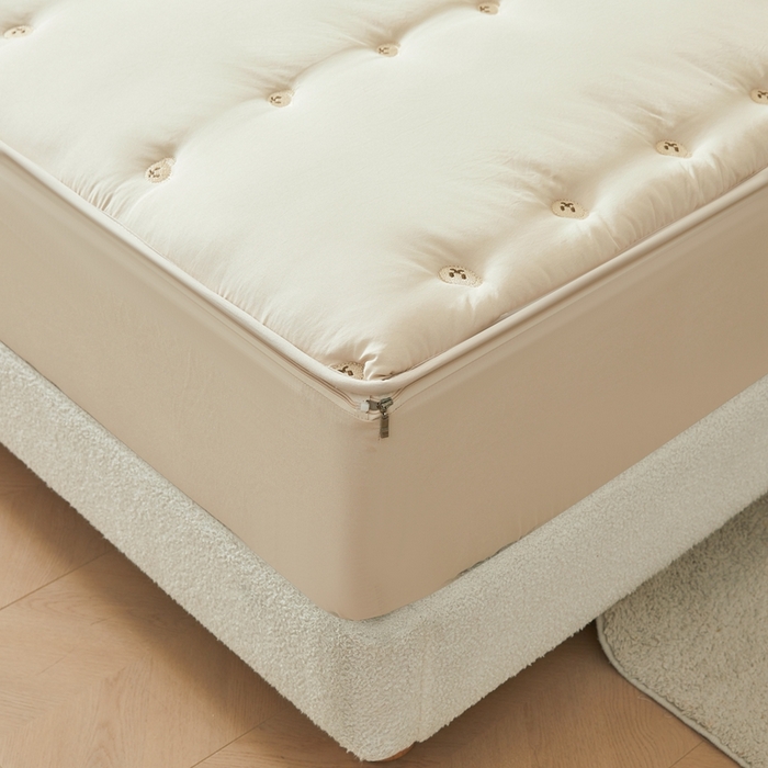 91家纺网 家纺一手货源 找家纺 （总）推推家纺 2025新款六面全包夹棉单床笠 床笠单件