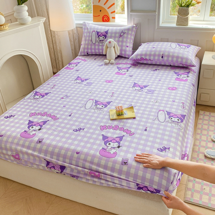 91家纺网 家纺一手货源 找家纺 （总）爱丽丝 2025新款正版授权三丽鸥全棉单床笠