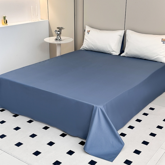 91家纺网 家纺一手货源 找家纺 泰迪爱兰Teddy ISLAND 2026新款100支绣花（50支）三件套四件套 富士白+宾利兰