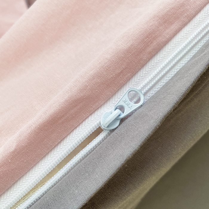 91家纺网 家纺一手货源 找家纺 泰迪爱兰Teddy ISLAND 2026新款32支全棉水洗棉绣花三件套四件套 浅玉+棕灰