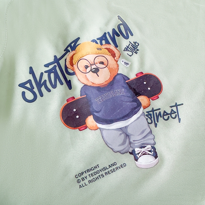 91家纺网 家纺一手货源 找家纺 泰迪爱兰Teddy ISLAND 2026新款冰淇淋凉感夏被 抹茶绿+灰