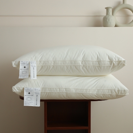 91家纺网 家纺一手货源 找家纺 （总）2025新款 五星睡眠酒店羽丝绒枕芯枕头 深睡酒店成人学生护颈枕头