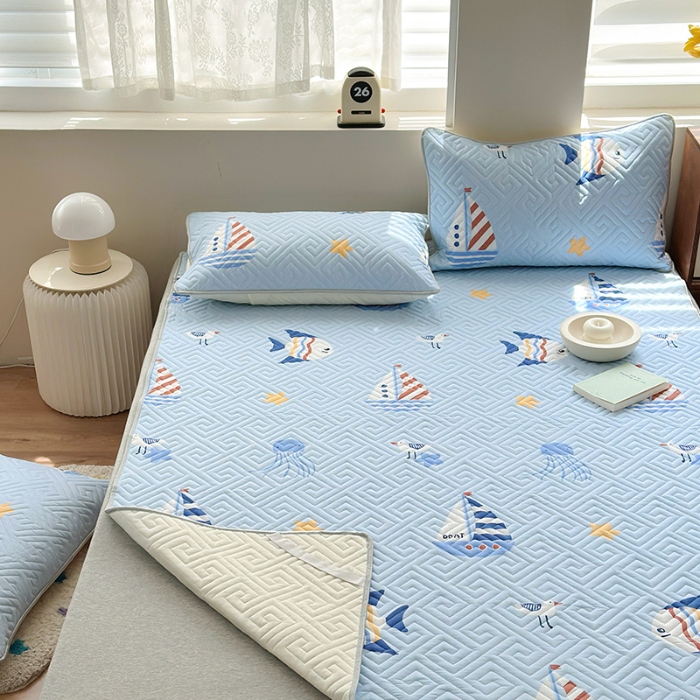 91家纺网 家纺一手货源 找家纺 （总）2025 全棉纯棉软床垫 席梦思床垫保护垫 夹棉床单床盖