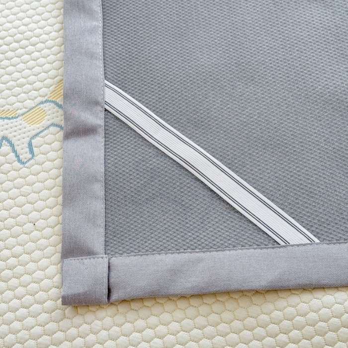 91家纺网 家纺一手货源 找家纺 2025高端轻奢简约提花凉感PE高分子复合软凉席三件套纯色冰豆豆冰丝凉席子三件套件空调席床单三明治 木马