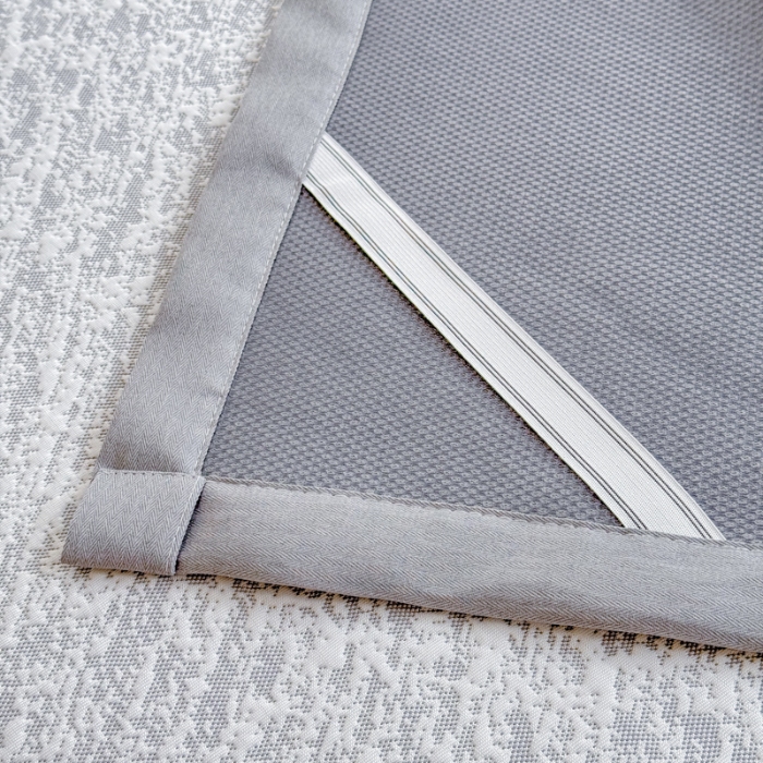 91家纺网 家纺一手货源 找家纺 2025高端轻奢简约提花凉感PE高分子复合软凉席三件套纯色冰豆豆冰丝凉席子三件套件空调席床单三明治 流光