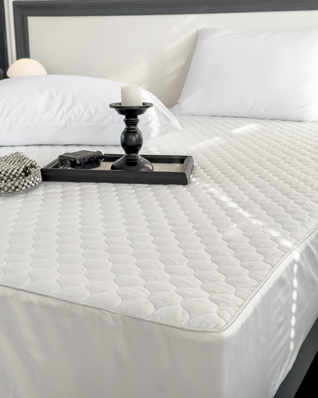 91家纺网 家纺一手货源 找家纺 （总）安芯丝60S全棉夹棉床笠 抗菌防螨