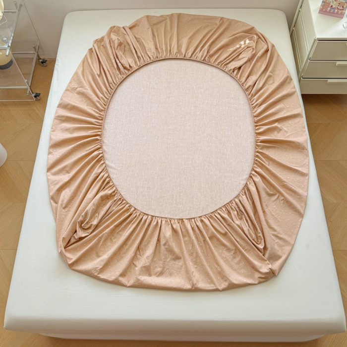 91家纺网 家纺一手货源 找家纺 （总）（总）2025新款13070全棉纯棉全包床笠柔软亲肤床垫套居家必备床上用品