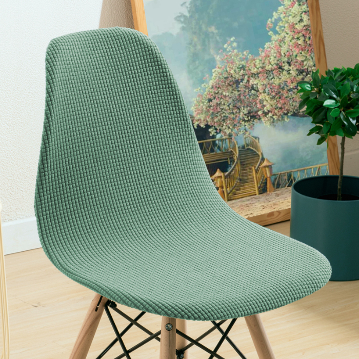 91家纺网 家纺一手货源 找家纺 弹力玉米绒纯色伊姆斯椅套 弹性玉米绒贝壳椅子套