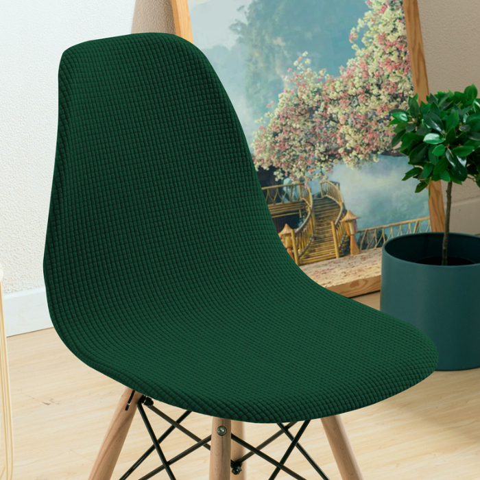 91家纺网 家纺一手货源 找家纺 弹力玉米绒纯色伊姆斯椅套 弹性玉米绒贝壳椅子套