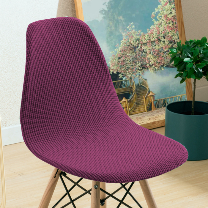 91家纺网 家纺一手货源 找家纺 弹力玉米绒纯色伊姆斯椅套 弹性玉米绒贝壳椅子套