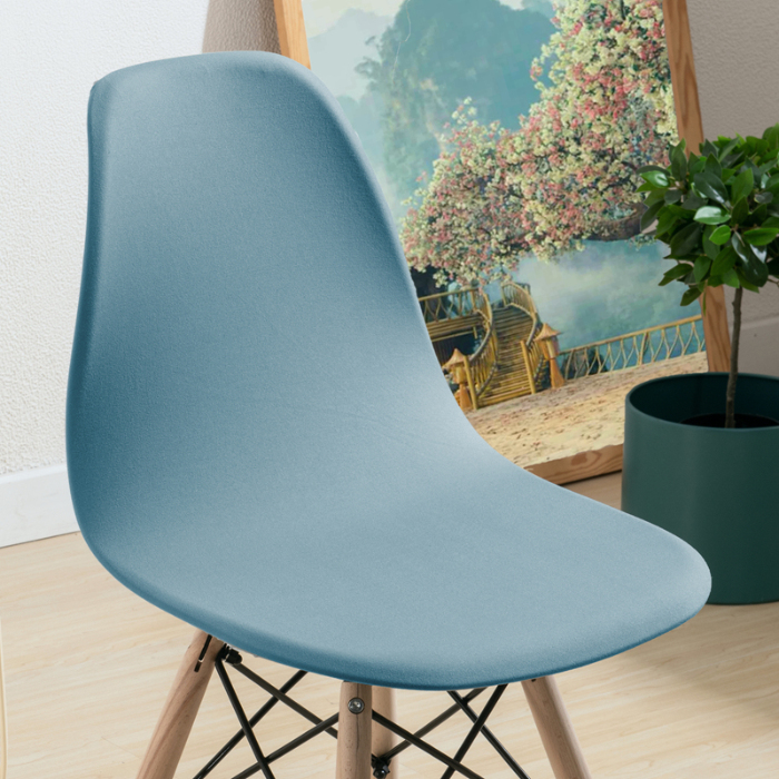 91家纺网 家纺一手货源 找家纺 弹力纯色伊姆斯椅套 弹性素色贝壳椅子套 饭店椅套子