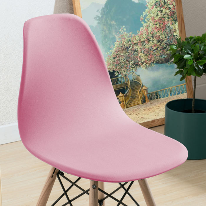 91家纺网 家纺一手货源 找家纺 弹力纯色伊姆斯椅套 弹性素色贝壳椅子套 饭店椅套子