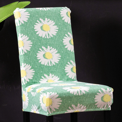 91家纺网 家纺一手货源 找家纺 壹零 弹力一体椅套 田园风椅子套 饭店酒店椅套子