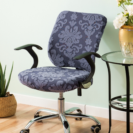 91家纺网 家纺一手货源 找家纺 欧式大提花分体椅套 办公室转椅套 弹力椅套子