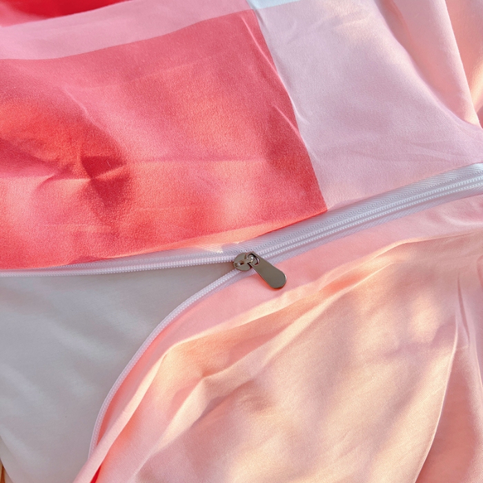 91家纺网 家纺一手货源 找家纺 （总）（总）2025新款无印风印花水洗棉单被套软糯亲肤被套床单枕套单品系列床上用品