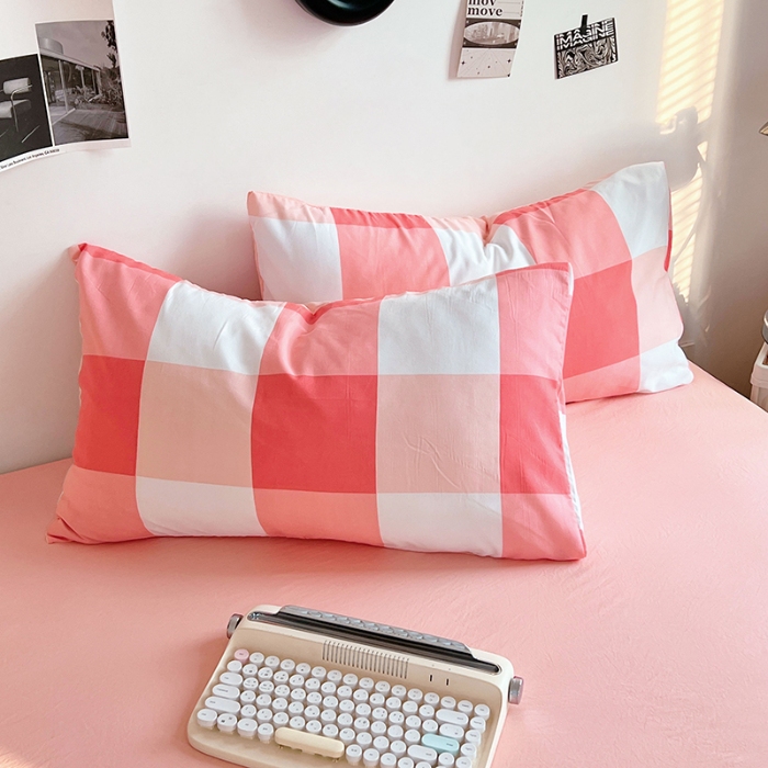 91家纺网 家纺一手货源 找家纺 （总）（总）2025新款无印风印花水洗棉单被套软糯亲肤被套床单枕套单品系列床上用品