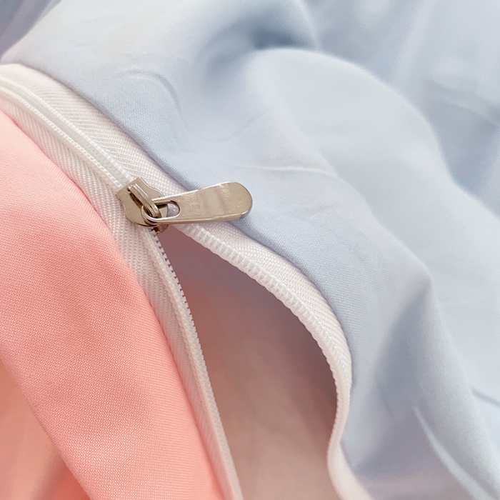 91家纺网 家纺一手货源 找家纺 （总）（总）2025新款纯色双拼水洗棉单被套床单枕套柔软舒适居家床上用品