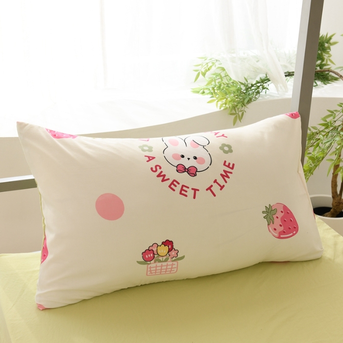 91家纺网 家纺一手货源 找家纺 （总）2025新款卡通小清新ins风学生六件套加厚柔软宿舍上下铺床上用品