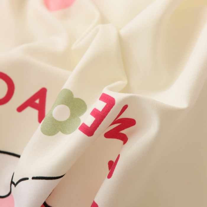 91家纺网 家纺一手货源 找家纺 （总）2025新款卡通小清新ins风学生六件套加厚柔软宿舍上下铺床上用品