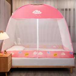 91家纺网 家纺一手货源 找家纺 （总）富缘娜 2025新款免安装蒙古包蚊帐系列-防尘顶款,卡哇云朵,林间小鹿,萌萌兔,热气球,踏雪,太空熊