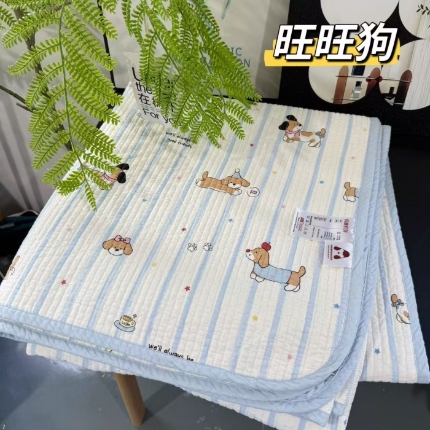 91家纺网 家纺一手货源 找家纺 （总）A类双面全棉床盖 200*220±5CM可机洗双面纯棉绗缝夹棉床单防滑垫