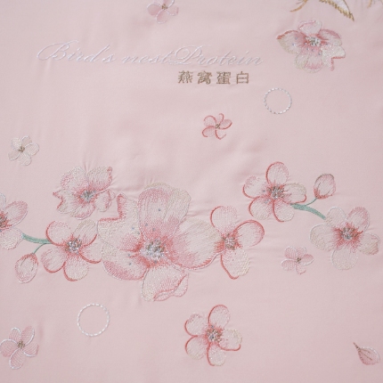 恒隆  嬰兒棉被芯面料色布系列可繡花