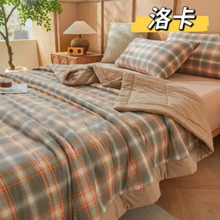 91家纺网 家纺一手货源 找家纺 （总）纯棉色织夏被（填充新疆棉花） 全棉夏凉被纯棉水洗棉双人可机洗