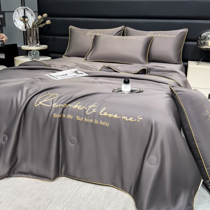 91家纺网 家纺一手货源 找家纺 （总）云恋家纺2025年新款可水洗夏被冰丝空调被夏凉被床单三四件套夏季薄被子春秋被芯夏天