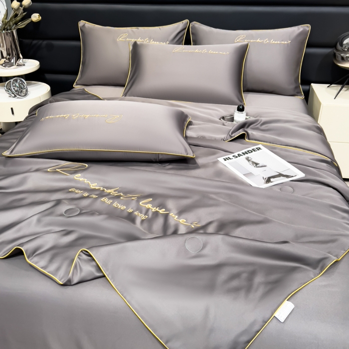 91家纺网 家纺一手货源 找家纺 （总）云恋家纺2025年新款可水洗夏被冰丝空调被夏凉被床单三四件套夏季薄被子春秋被芯夏天