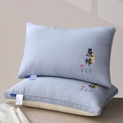 91家纺网 家纺一手货源 找家纺 兴丝露枕芯 AB版羽丝枕 原棉枕芯 单人枕  中高枕头 舒适枕