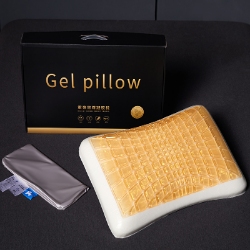 91家纺网 家纺一手货源 找家纺 （总）【贝瑞】晶雅金珀悬浮凝胶枕头记忆枕夏凉枕,晶雅金凝胶枕